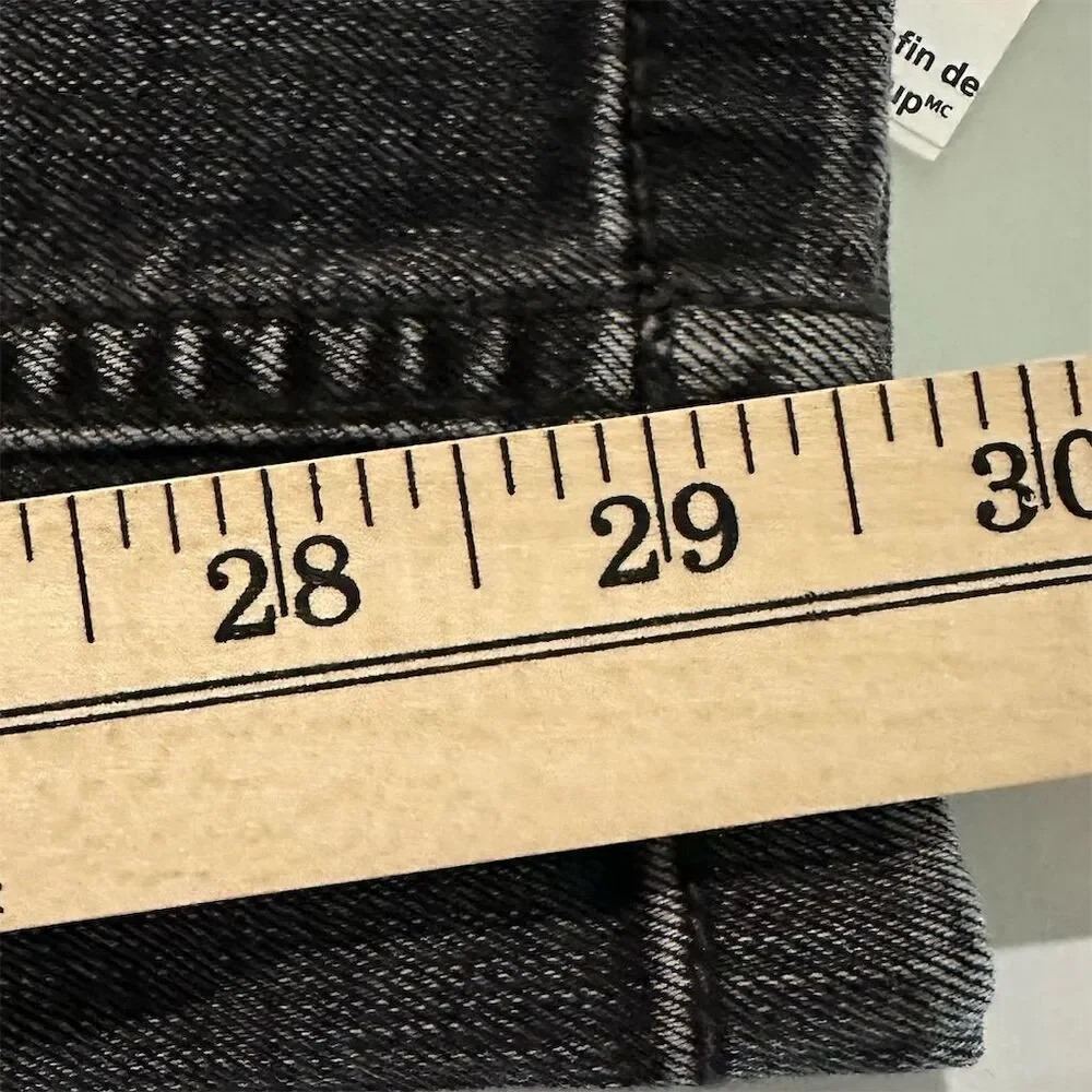 Bestn‎ Men's Slim Fit Black Faded Jeans Size 34 Denim 5-Pocket